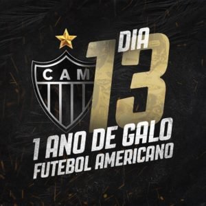 Fonte: Instagram Galo Futebol Americano